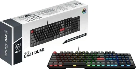 Клавиатура MSI VIGOR GK41 DUSK LR RU LED черный/серый (S11-04RUB01-CLA)