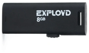 Карта USB2.0 8 GB EXPLOYD 580 черный