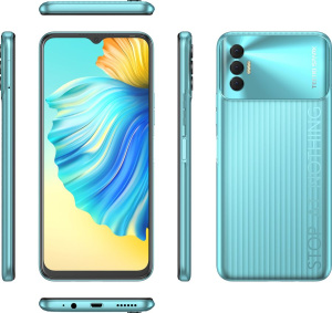 Сотовый телефон TECNO Spark 8P 128GB Turquoise Cyan/бирюзовый