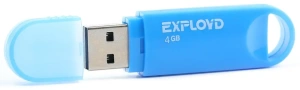 Карта USB2.0 4 GB EXPLOYD 570 синий