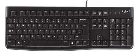 Клавиатура Logitech K120 черный (920-002508)