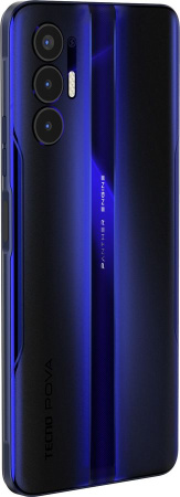 Сотовый телефон TECNO POVA 3 128GB Electric Blue/голубой