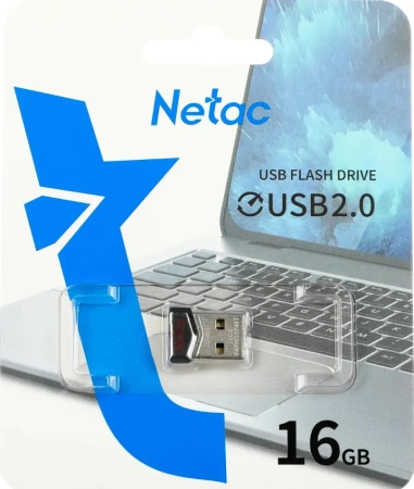 Карта USB2.0 16 GB Netac UM81 NT03UM81N-016G-20BK черный