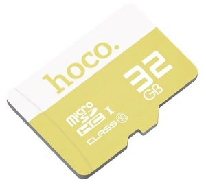 Карта micro-SD 32 GB Hoco Class 10 (Yellow)