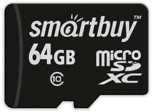 Карта micro-SD 64GB SMARTBUY Class10