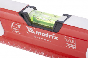 Уровень MATRIX усиленный, фрезерованная грань, магнитный, 3 глазка 600 мм (34731)