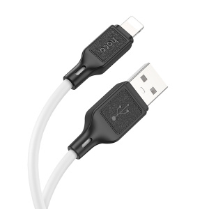 Кабель USB 2.0 A вилка - 8pin 1 м HOCO X90 силикон White