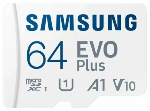 Карта micro-SD 64 GB SAMSUNG EVO PLUS MB-MC64KA/RU EVO PLUS Class10 + adapter