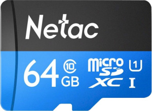 Карта micro-SD 64 GB NETAC NT02P500STN-064G-S