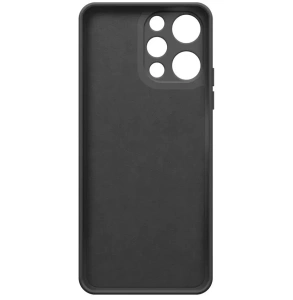 Бампер Xiaomi Redmi 12 Borasco Microfiber Case черный