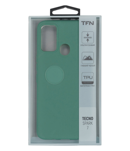 Бампер Tecno Spark 7 Candy green (TFN-CC-21 -016CNGRN)