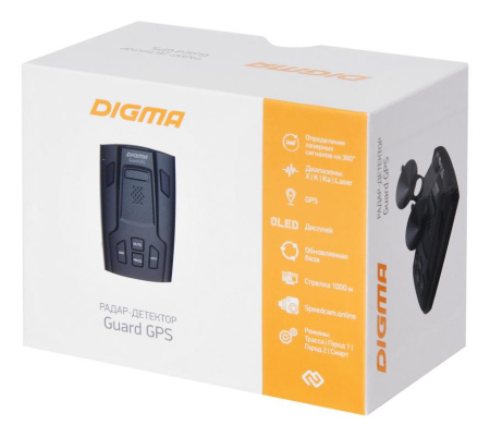 Радар-детектор Digma Guard GPS