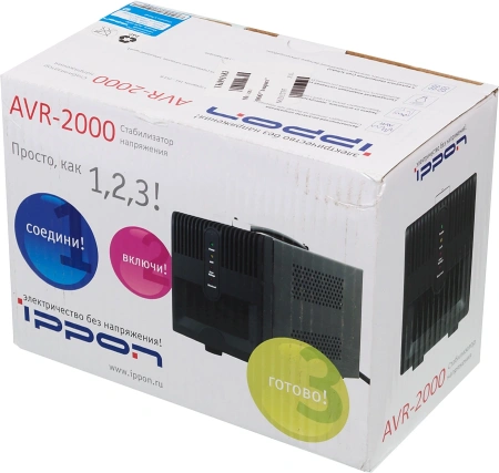 Стабилизатор Ippon AVR-2000 1200Вт 2000ВА