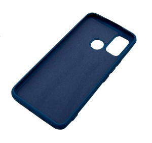 Бампер Tecno Spark 7 ZIBELINO Soft Case темно-синий