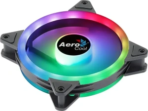 Кулер корпус 120x120x25 AeroCool Duo 12 черный ARGB 1000rpm 6-pin