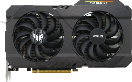 Видеокарта Asus PCI-E 4.0 TUF-RX6500XT-O4G-GAMING AMD RX6500XT 4096Mb 64 GDDR6 2685/18000/HDMIx1/DPx