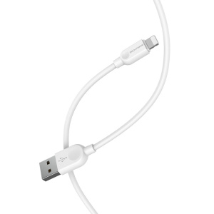 Кабель USB 2.0 A вилка - 8pin 1 м Borofone BX14 (White)