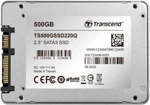 SSD 2,5" SATA 500Gb Transcend TS500GSSD220Q 