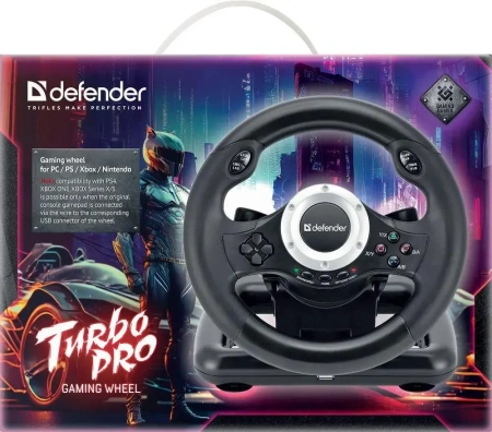 Руль Defender Turbo Pro (64291) PC/PS3/PS4/Xbox