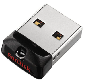 Карта USB2.0 16 GB SANDISK Cruzer Fit SDCZ33-016G-G35 черный