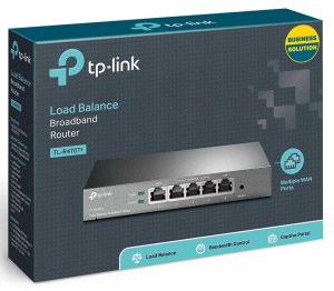Маршрутизатор TP-Link TL-R470T+ 10/100BASE-TX (*8)