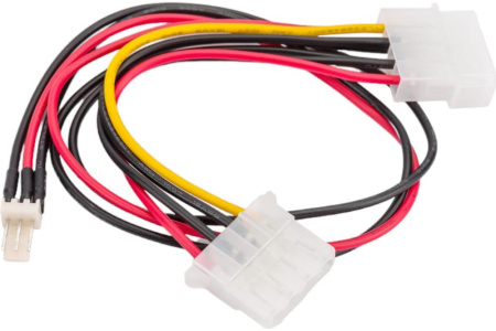 Переходник Molex - Molex + Fan 3pin Gembird CC-PSU-5