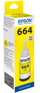 Чернила Epson 664 yellow (C13T66444A) оригинал 70 мл