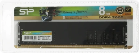 Память DDR4 8192Mb 2666Hz Silicon Power SP008GBLFU266B02