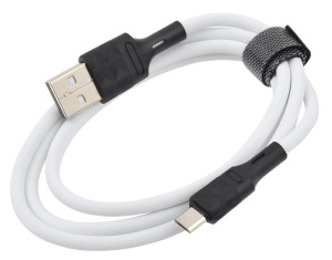 Кабель USB 2.0 A вилка - microUSB 1 м Vixion 2.4A VX-07m PRO белый