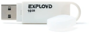 Карта USB2.0 16 GB EXPLOYD 570 белый