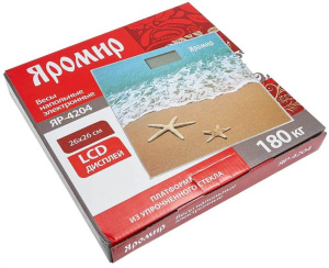 Весы напольные электронные ЯРОМИР ЯР-4204 "Песчаный пляж"