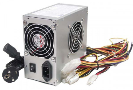 Блок питания LinkWorld ATX 450W LW2-450W (24+4pin) 80mm fan 4xSATA RTL