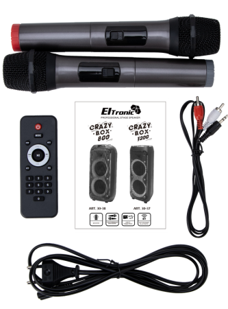 Акустика портативная ELTRONIC 30-37 CRAZY BOX 1200 (*7)